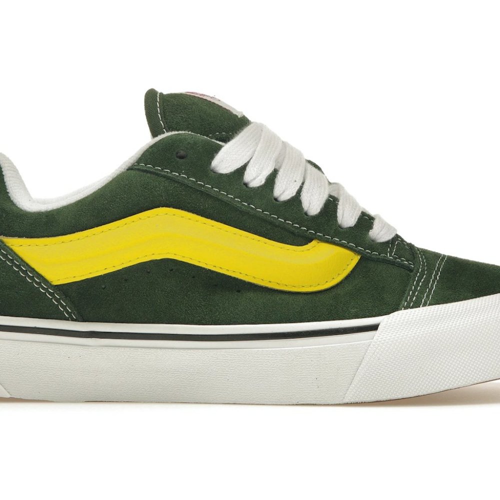 NIB Vans Knu Skool Green/True White VN0009QCBGN  US Men 11.5/12